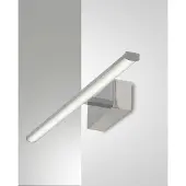 FABAS LUCE Applique Murale Led Intégrée Nala 10 W 1200 Lm 3000 K Ip44, Structure En Métal Et Méthacrylate, Couleur Chromée, Design Moderne Et Élégant