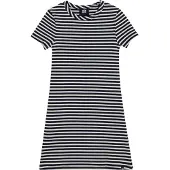 We fashion Robe marine / blanc cassé