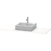 Duravit Console XSquare, 1 découpe au centre, 1400x16x550mm, XS060GM8484