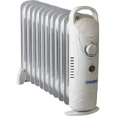 Adler Chauffage d'appoint électrique MS 7806 Chauffage d'appoint électrique au fioul Intérieur Blanc 1200 W