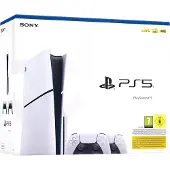 Sony PlayStation 5 Slim Disc Edition + Manette Supplémentaire Blanc