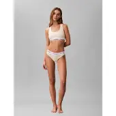 Calvin Klein Lv00qf8493 Unlined Bralette Bra Beige XS Femme