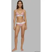 Calvin Klein Lv00qf8498 Triangle Bra Rose XS Femme