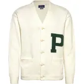 Ralph Lauren pour homme. 710B17550001 Cardigan en coton Relaxed Fit blanc (M), Casuel