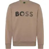 BOSS pour homme. 50535117 Sweatshirt Salbo marron (XL), Casuel, Coton