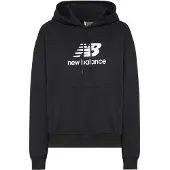 New Balance Sport Essentials French Terry Logo Hoodie Noir S Femme