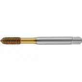 TECWERK Taraud par déformation DIN 2174 (DIN 371) M4 forme C HSS-Co TiN 6HX sans rainures de lubrification