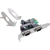 InLine Carte d'interface, 2x série 9 broches, PCIe (PCI-Express)
