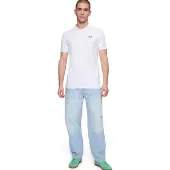 FILA Polo à manches courtes pour homme, blanc FAM0717_BI10001 : Taille - XL Taille : XL
