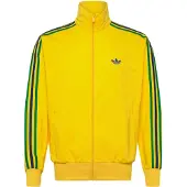 Adidas Originals Veste de survêtement 'Firebird' jaune / vert foncé