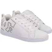 Dc-shoes Baskets basses argent / blanc