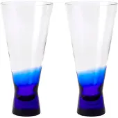 Broste Copenhagen Verres à cocktail Konus 25cl bleu lot de 6 pièces