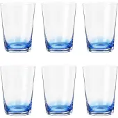 Broste Copenhagen Verres Hue 30cl bleu lot de 6 pièces