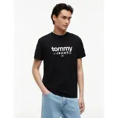 Tommy Hilfiger Dm0dm23376 Short Sleeve T-shirt Noir XS Homme