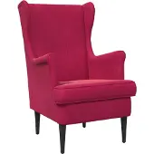 vidaXL fauteuil Bordeaux Velours
