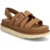 Ugg pour femme. 1175122 Sandales en cuir Goldenstar Gleam marron (37), Plat, Velcro, Casuel