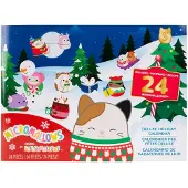 Squishmallows Calendrier de l'Avent Micromallows, 24 pièces