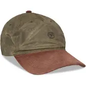 Timberland Waxed Canvas Baseball Cap Vert