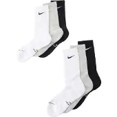 Nike Chaussettes 'ED ELVD' gris chiné / noir / blanc