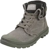 Palladium Bottines Baggy pour homme à lacets et col plissé, couleur gris – undefined / gris