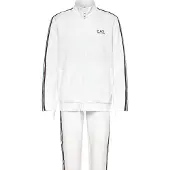 EA7 pour homme. 7M001867_AF12660 Ensemble Italian blanc (XXL), Sport, Coton, Manche longue