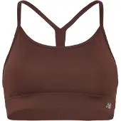New Balance Essential Yoga Sports Bra Marron M Femme