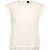 BOSS pour femme. 50543548 Chemisier Irnette blanc cassé (38), Casuel, Viscose, Sans manches / bretelles