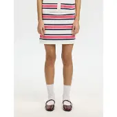 Selected Jupe anthracite / magenta / blanc naturel