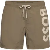 BOSS pour homme. 50514502 Maillot de bain pieuvre marron (S), Beachwear, Polyamide