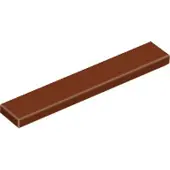LEGO 50 pièces , pièce c. 6636, rouge-brun