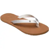 Roxy Jyll Iii Flip Flops Argenté EU 39 Femme