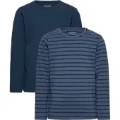 Minymo T-Shirt marine / bleu-gris