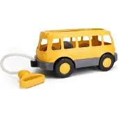 Green Toys Jouets verts tirant un bus scolaire
