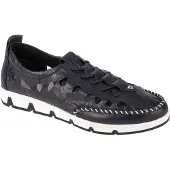Rieker Chaussure à lacets bleu / marine / blanc