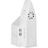 Räder Roues Maison lumineuse Église Petite 9x9x18 cm