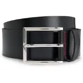 HUGO pour homme. 50541171 Ceinture Olpian noire (100 cm), Casuel, Cuir