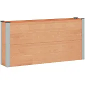 Syfax Jardinière surélevée Marron 150 x 30 x 72 cm