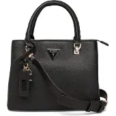GUESS pour femme. HWZG9672050 Sac à main Noelle saffiano noir (OSFA), Casuel, Polyuréthane