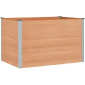Syfax Jardinière surélevée Marron 150 x 100 x 91 cm