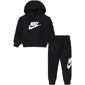 Nike Kids Survêtement 'CLUB FLEECE' noir / blanc