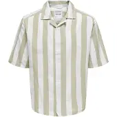Only & Sons Chemise 'Tes' marron