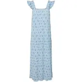 Pieces Robe 'PCFlora' bleu roi / bleu clair / sapin