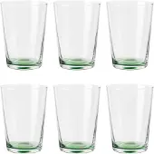 Broste Copenhagen Verres Hue 30cl vert olive lot de 6 pièces
