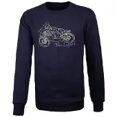 By City The Rider 12+1 Sweatshirt Bleu L Homme