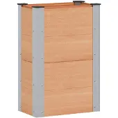 Syfax Jardinière surélevée Marron 50 x 30 x 72 cm