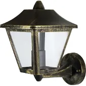 Osram Applique murale ENDURA Classic pour l'extérieur, en aluminium noir et or, culot E27, indice de protection IP44, adaptée aux ampoules jusqu'à 60 W maximum, sans ampoule