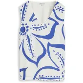 Tom Tailor Haut bleu / blanc