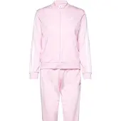 Adidas Essentials 3 Stripes Tracksuit Rose M Femme