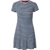Tommy Hilfiger Robe d’été 'Fit And Flare Mini' bleu marine / rouge / blanc