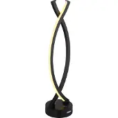 Globo Lampe de table sans fil avec batterie Touch Dimmer Lampe de table à intensité variable noire 58457S
